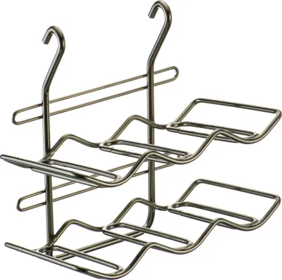 Полиця на рейлінг Lemi для пляшок чорний нікель (31807)