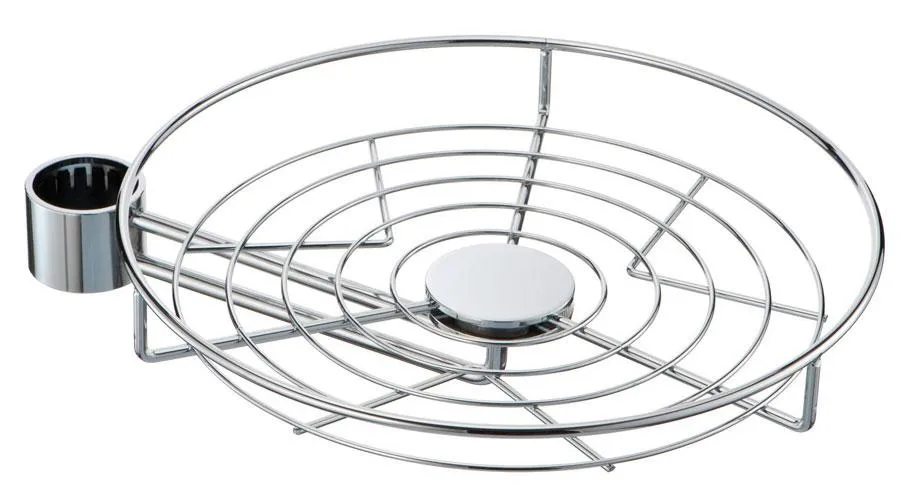Полиця бокова Lemax хром 46x46x8 см (STB450)