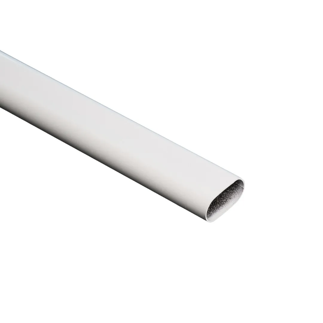 Труба овальна Homax L=3000мм 0,7мм матова біла (TUBE-OVAL-3000 WHT)
