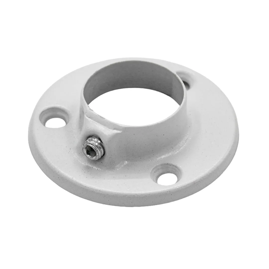 Фланець труби Homax матовий білий (R-11M WHT)