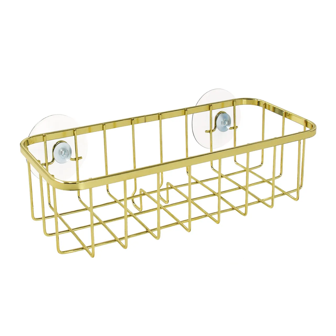 Полиця для дрібниць Lemax на 2-х присосках латунь 22,5x9,5x7,7 см (EBA-03743S OT)