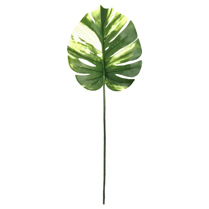 Штучне листя Engard Monstera Alba зелене 71 см (TW-53)