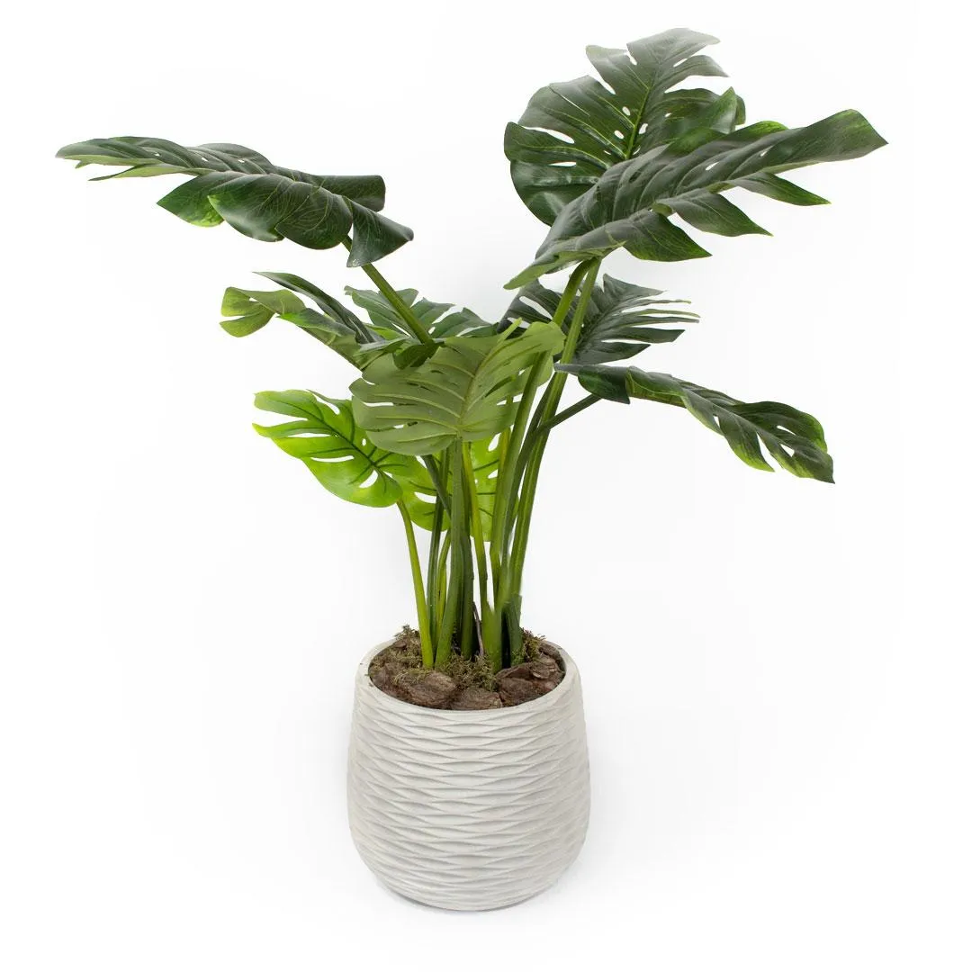 Штучна рослина Engard Monstera 110 cm в кашпо (TW-0486-1)