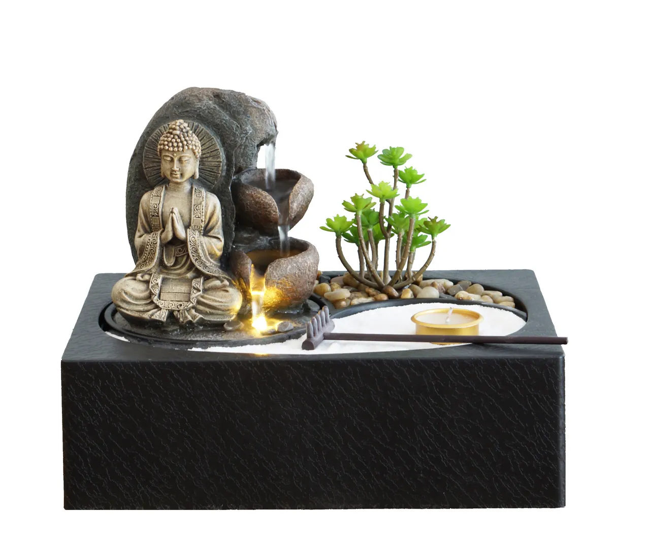 Фонтан декоративний Engard Budda 29х21х27 см (FT-11)