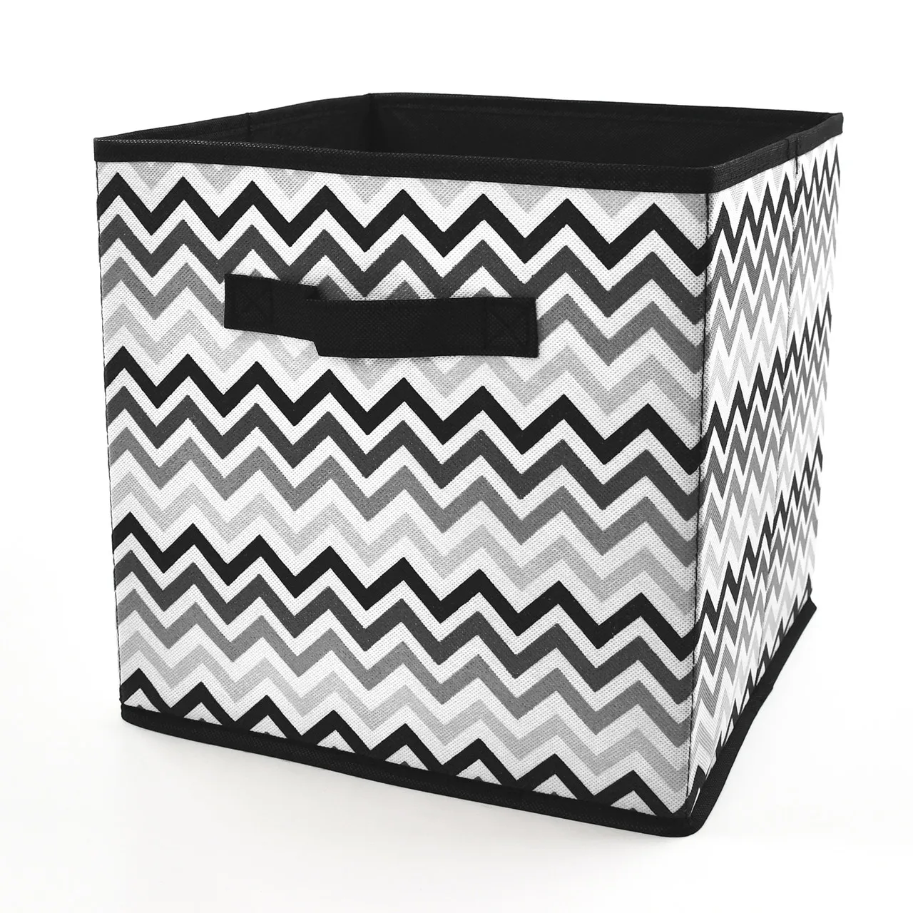 Короб для зберігання Handy Home Zigzag чорно-білий 30x30x30 см (ZSH-04)