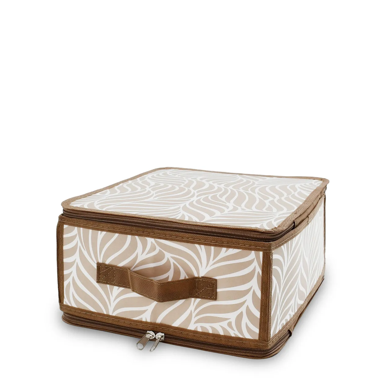 Короб-органайзер складаний Handy Home Nature бежевий на блискавці 30x28x15 см (ESH22M)