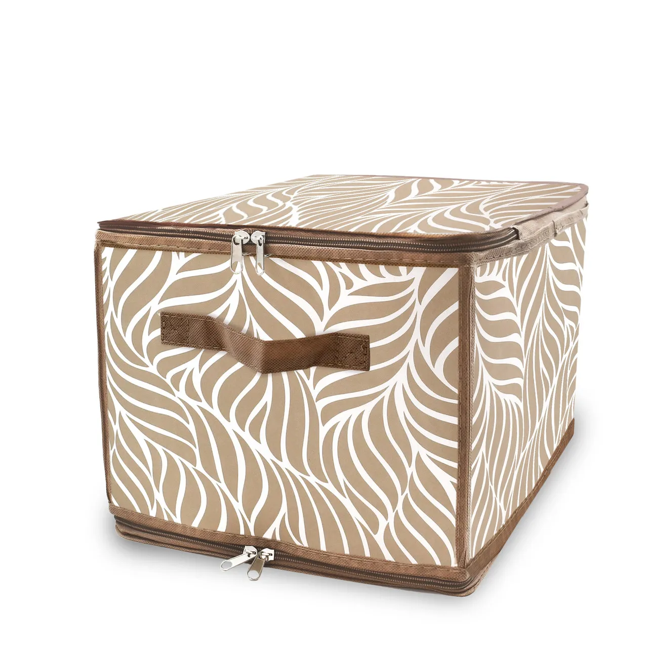 Короб-органайзер складаний Handy Home Nature бежевий на блискавці 40x30x25 см (ESH22L)