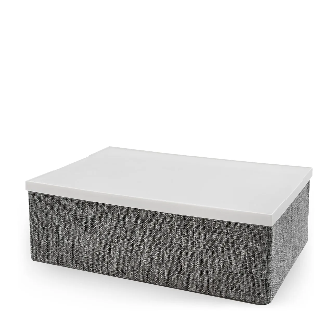 Короб для зберігання Handy Home сірий з пластиковою кришкою 33x23x11 см (EH-02S)