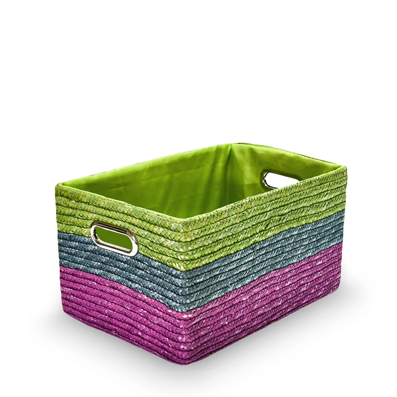 Кошик плетений Handy Home різнокольоровий 37x25x20 см (HZ-541-1)
